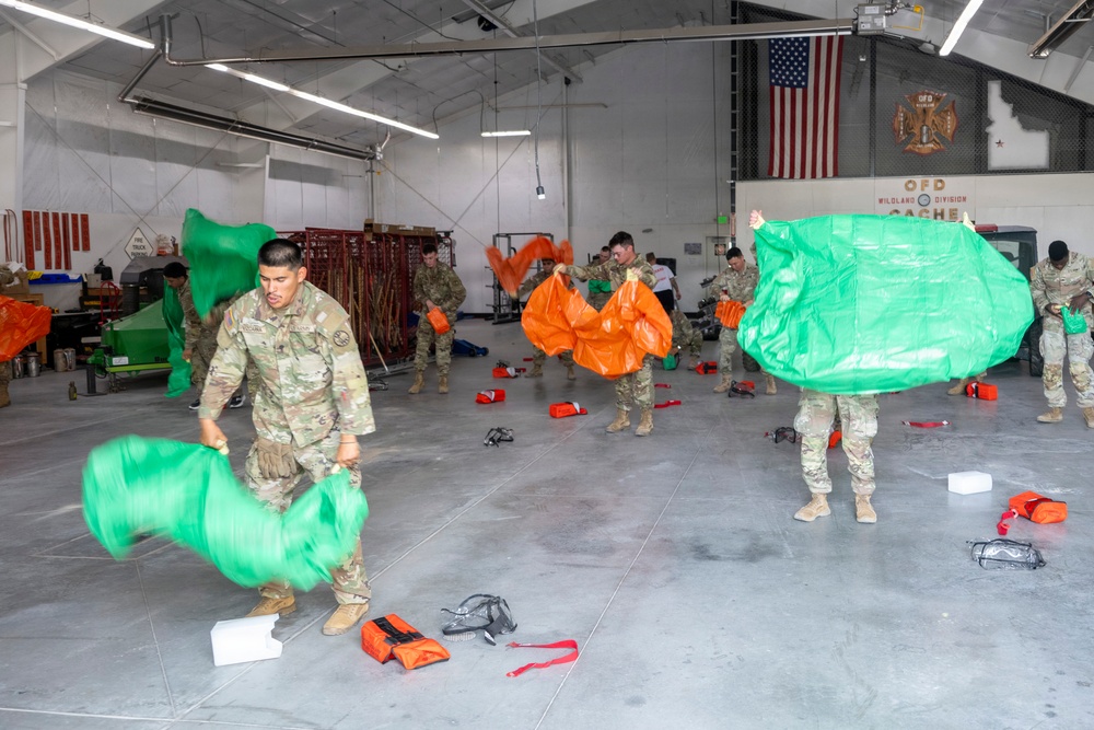 Idaho National Guard members train for wildland fire response