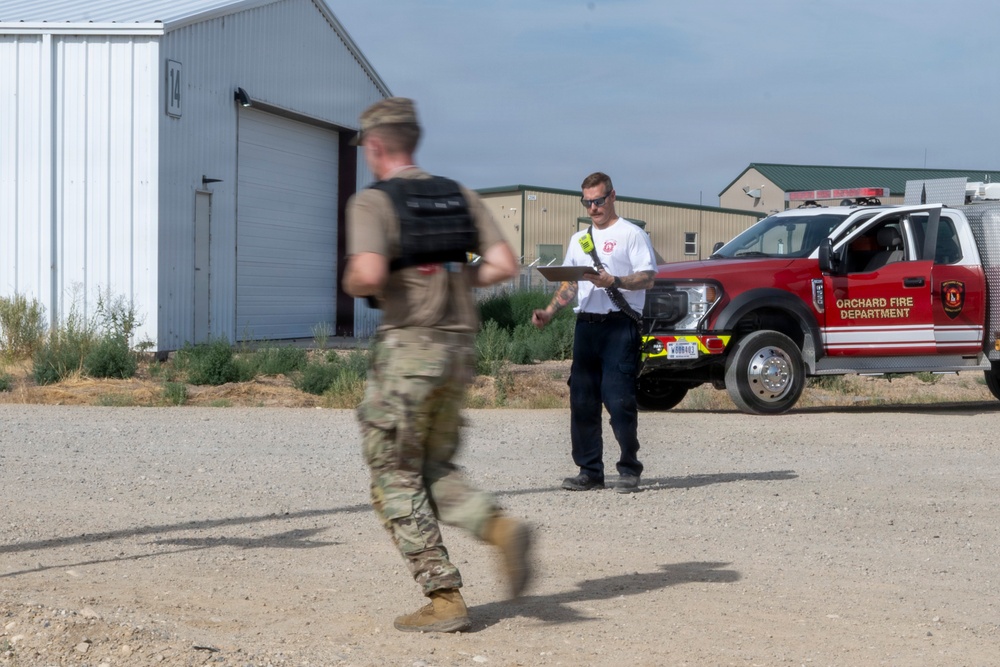 Idaho National Guard members train for wildland fire response