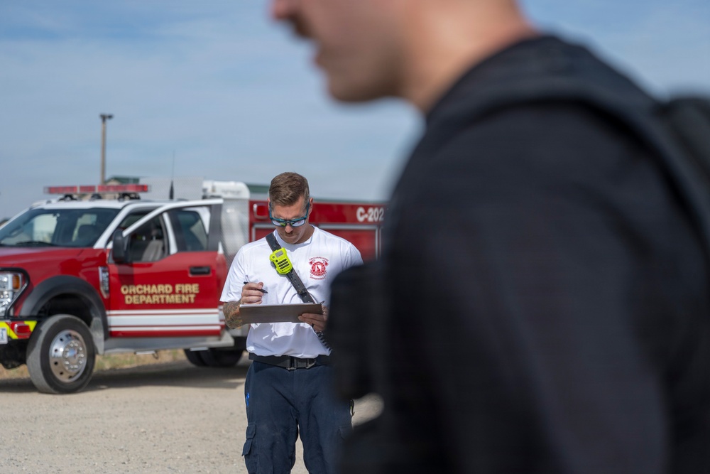 Idaho National Guard members train for wildland fire response