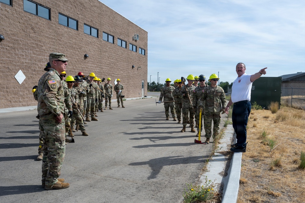 Idaho National Guard members train for wildland fire response
