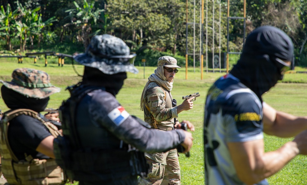824th Base Defense Squadron Trains with Panamanian Partners in Weapon Systems