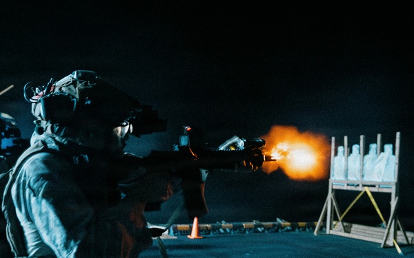 11th MEU Maritime Raid Force Conducts Live-Fire Range Aboard USS Boxer