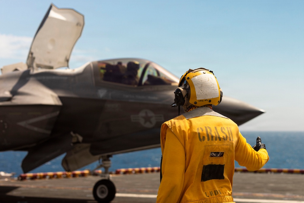13th MEU | VMFA-211 Conducts Carrier Qualifications Aboard USS Makin Island