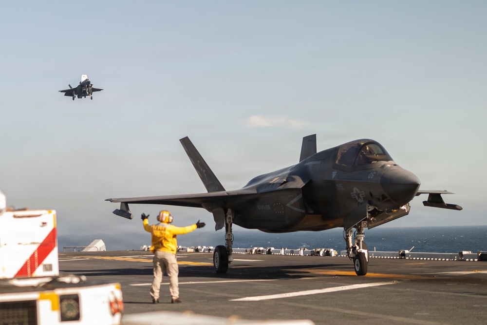 13th MEU | VMFA-211 Conducts Carrier Qualifications Aboard USS Makin Island