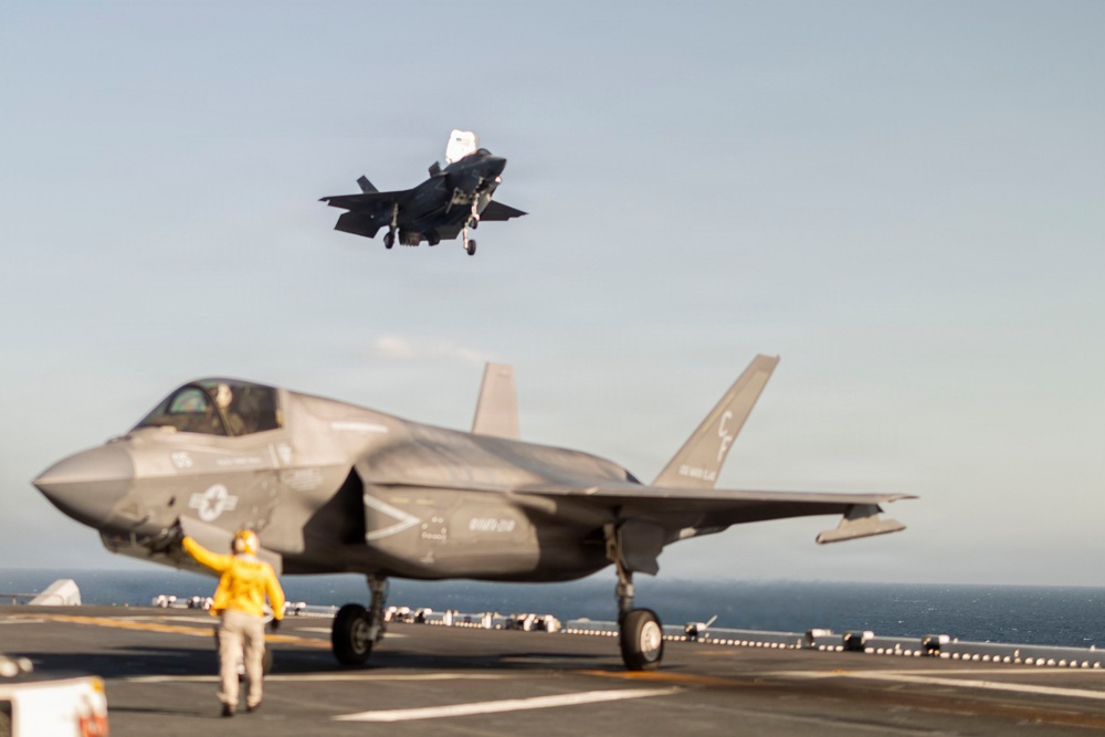 13th MEU | VMFA-211 Conducts Carrier Qualifications Aboard USS Makin Island