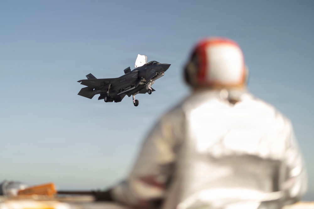 13th MEU | VMFA-211 Conducts Carrier Qualifications Aboard USS Makin Island