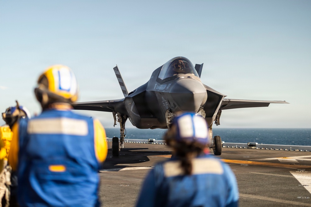 13th MEU | VMFA-211 Conducts Carrier Qualifications Aboard USS Makin Island