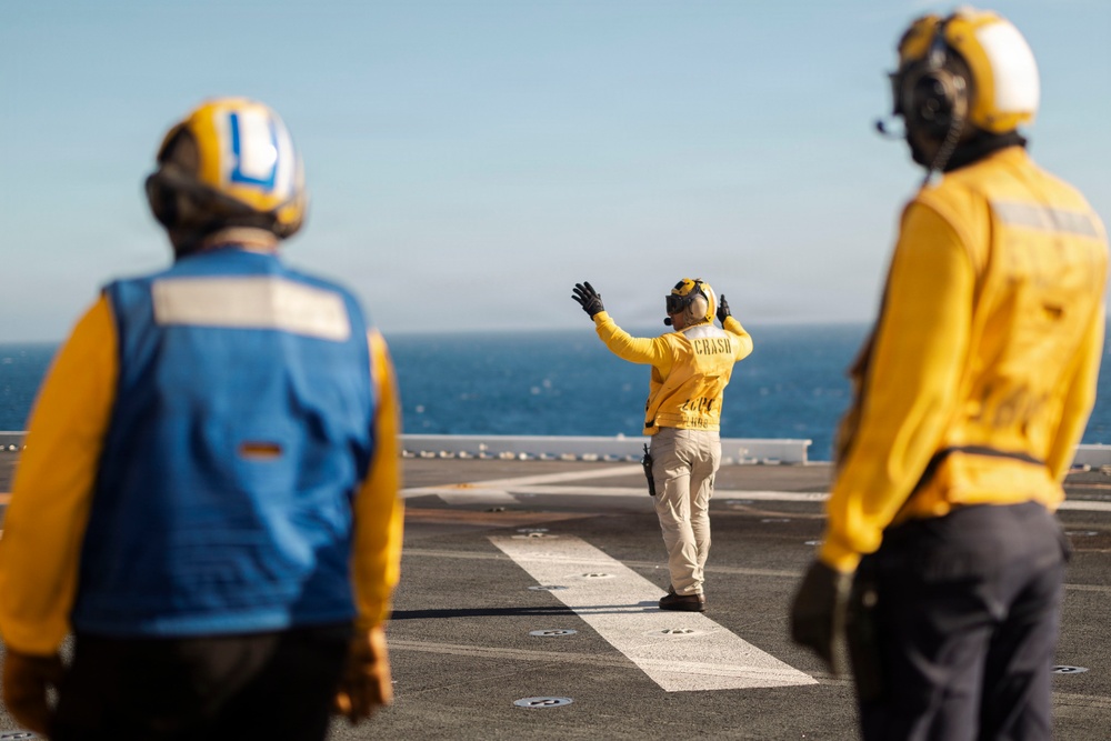 13th MEU | VMFA-211 Conducts Carrier Qualifications Aboard USS Makin Island