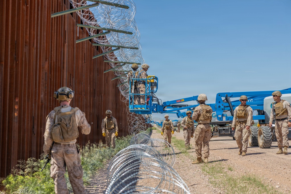 Engineering Security: JTF-SB Marines support infrastructure mission