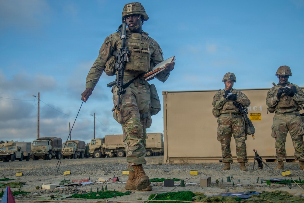 564th Quartermaster Company Culinary Specialists Compete in Philip A. Connelly Competition: Day 1 Setup