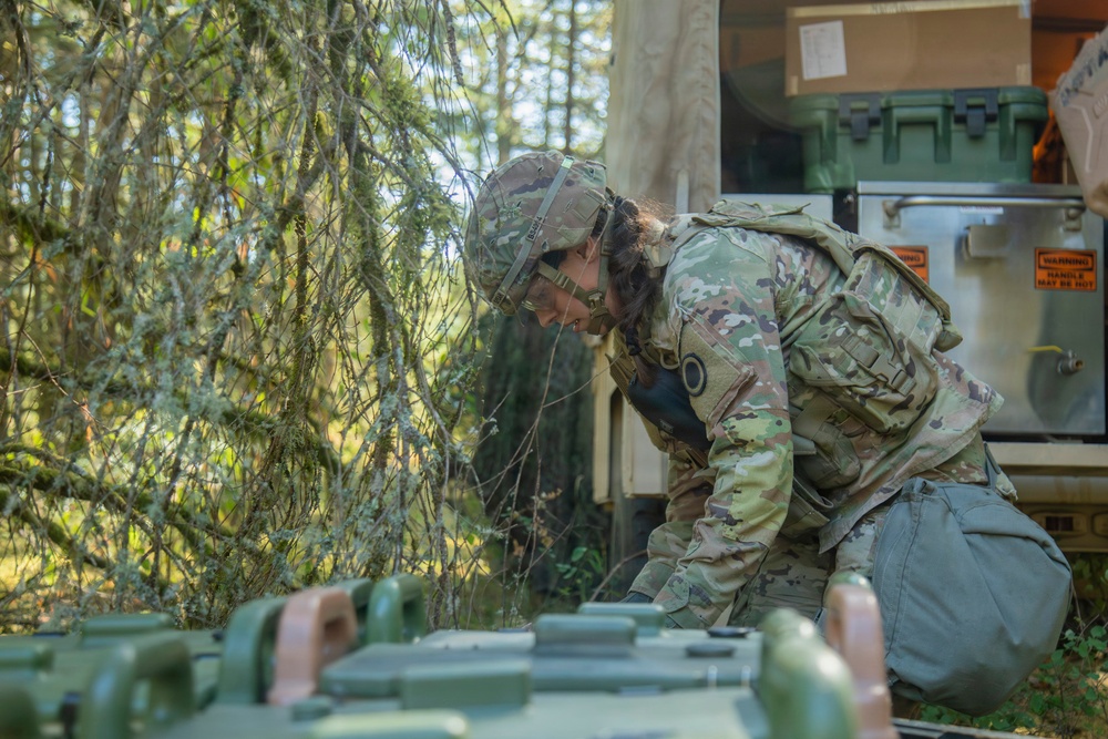 564th Quartermaster Company Culinary Specialists Compete in Philip A. Connelly Competition: Day 1 Setup