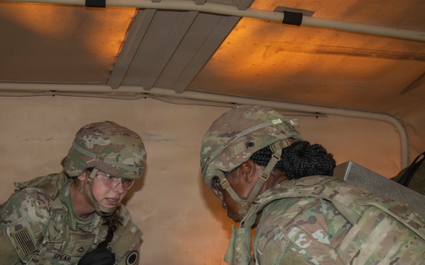 564th Quartermaster Company Culinary Specialists Compete in Philip A. Connelly Competition: Day 1 Setup