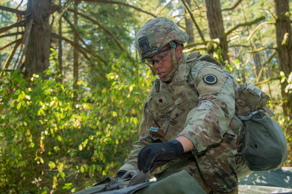 564th Quartermaster Company Culinary Specialists Compete in Philip A. Connelly Competition: Day 1 Setup
