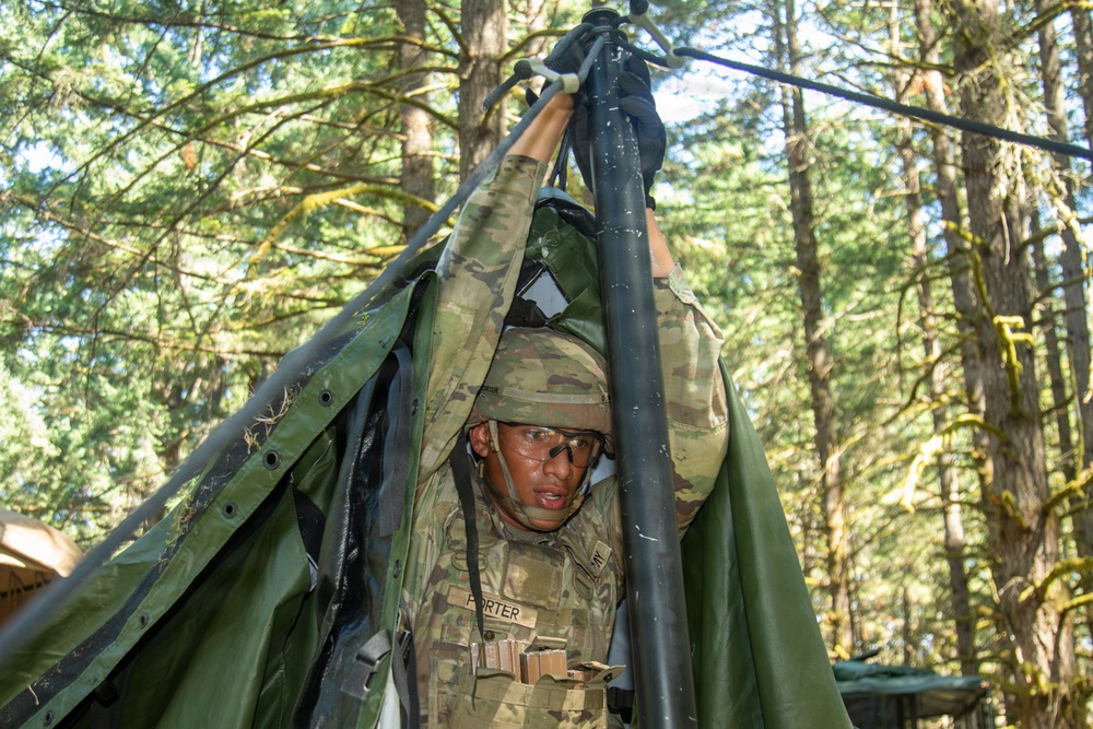 564th Quartermaster Company Culinary Specialists Compete in Philip A. Connelly Competition: Day 1 Setup