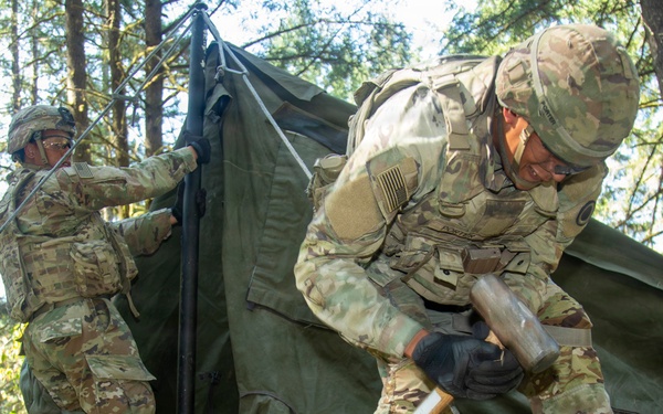 564th Quartermaster Company Culinary Specialists Compete in Philip A. Connelly Competition: Day 1 Setup