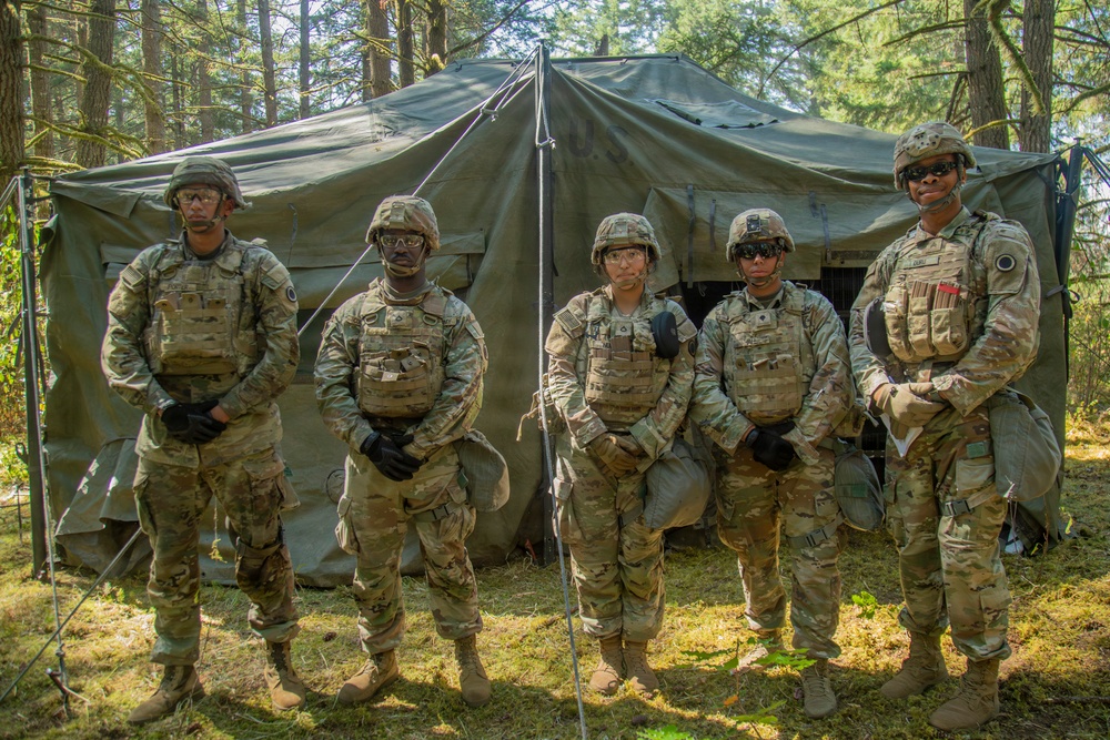 564th Quartermaster Company Culinary Specialists Compete in Philip A. Connelly Competition: Day 1 Setup