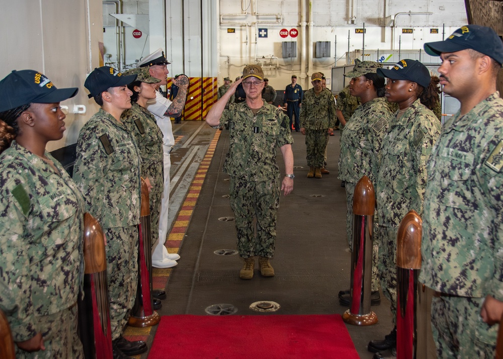 Chief of Naval Operations Visits USS Nimitz (CVN 68)