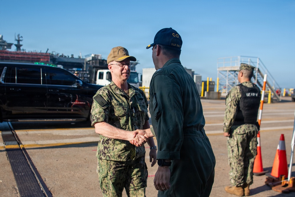 Chief of Naval Operations Visits USS Nimitz (CVN 68)