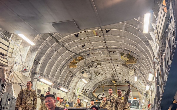 The second flight for Operation TREK808 arrives at Hilo International Airport