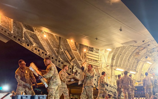 The second flight for Operation TREK808 arrives at Hilo International Airport
