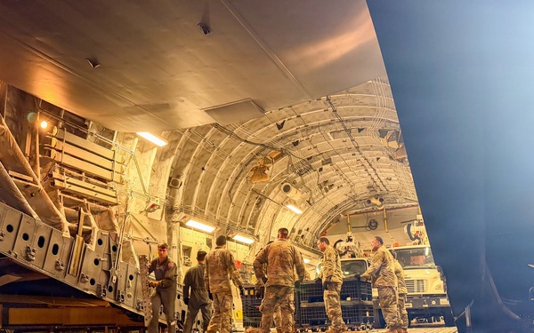 The second flight for Operation TREK808 arrives at Hilo International Airport