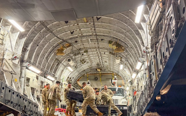 The second flight for Operation TREK808 arrives at Hilo International Airport