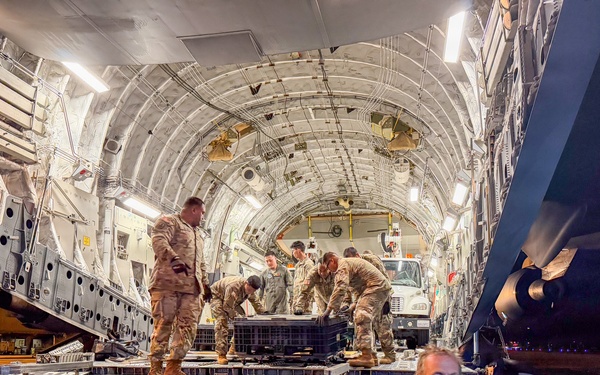 The second flight for Operation TREK808 arrives at Hilo International Airport