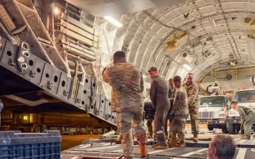 The second flight for Operation TREK808 arrives at Hilo International Airport