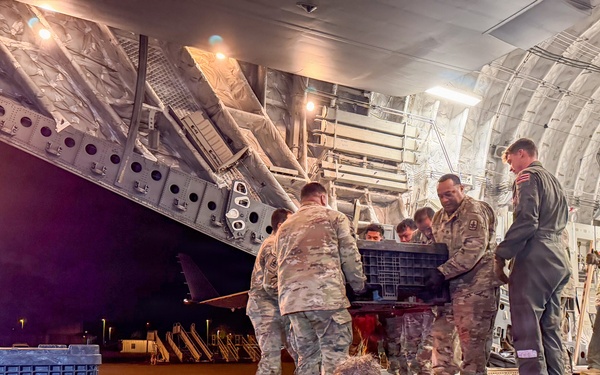 The second flight for Operation TREK808 arrives at Hilo International Airport