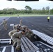 The first flight for Operation TREK808 arrives at Hilo International Airport