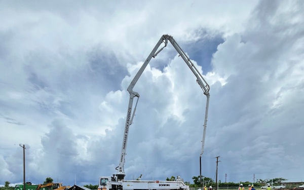 Concrete Pours Mark Major Milestone in Koblerville Elementary School Rebuild