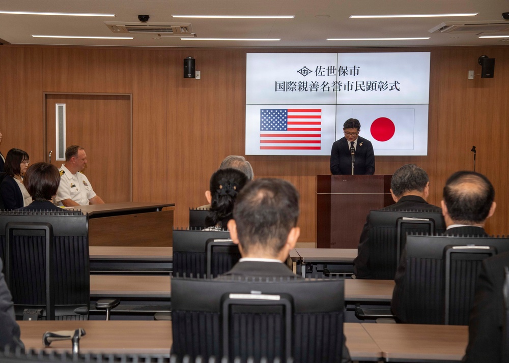 CFAS Recieves Honorary Citizen Award