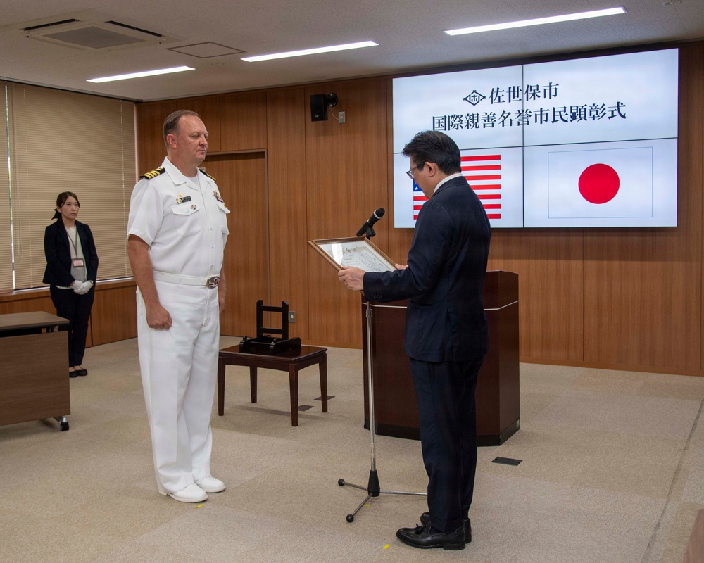CFAS Recieves Honorary Citizen Award