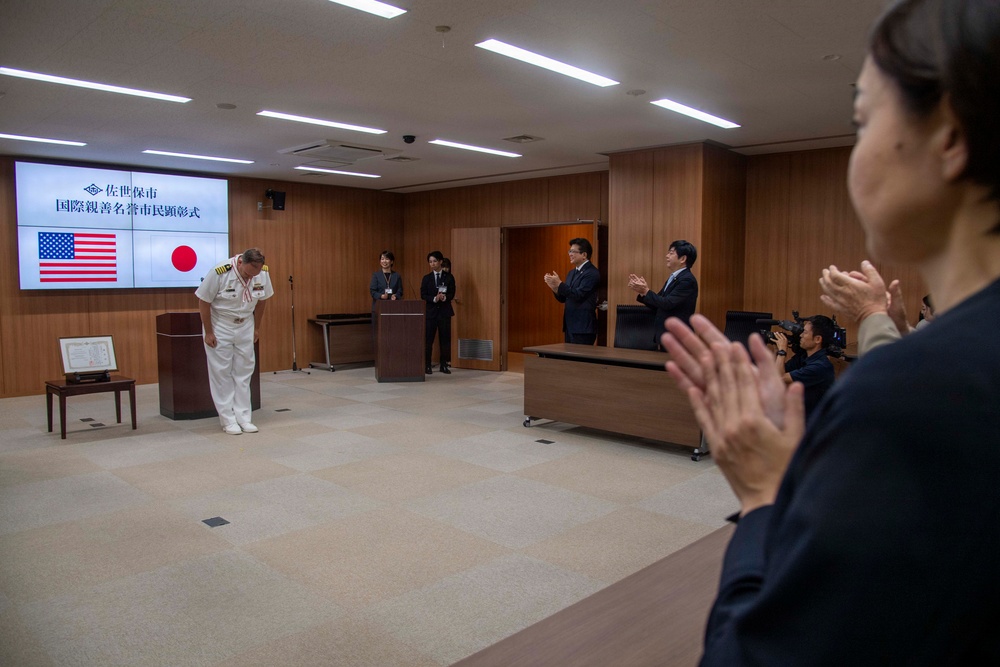 CFAS Recieves Honorary Citizen Award