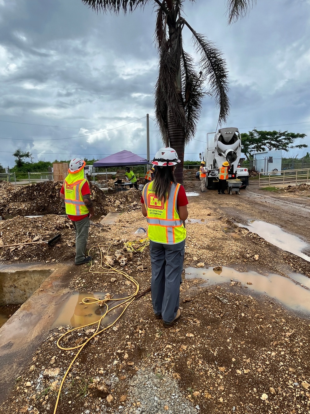 Concrete Pours Mark Major Milestone in Koblerville Elementary School Rebuild