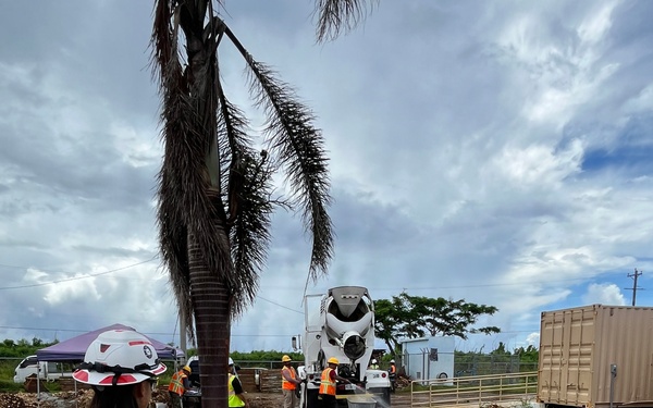 Concrete Pours  at Koblerville Elementary School