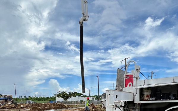 Concrete Pours Mark Major Milestone in Koblerville Elementary School Rebuild