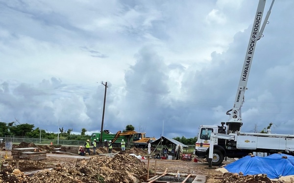 Concrete Pours Mark Major Milestone in Koblerville Elementary School Rebuild