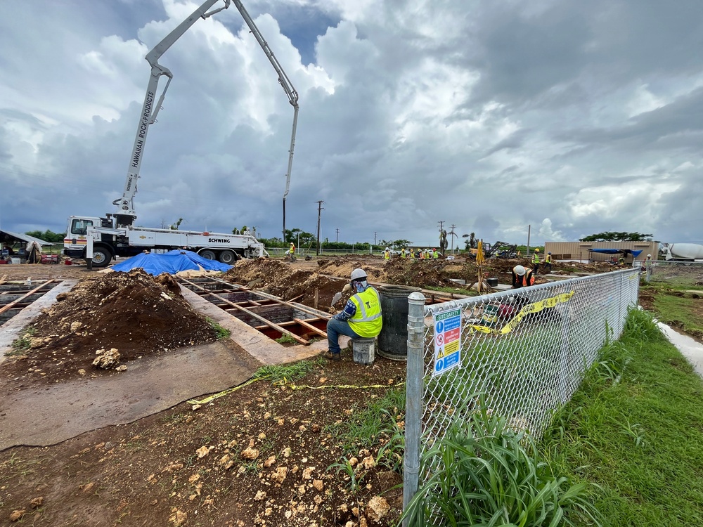 Concrete Pours Mark Major Milestone in Koblerville Elementary School Rebuild