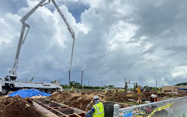 Concrete Pours Mark Major Milestone in Koblerville Elementary School Rebuild