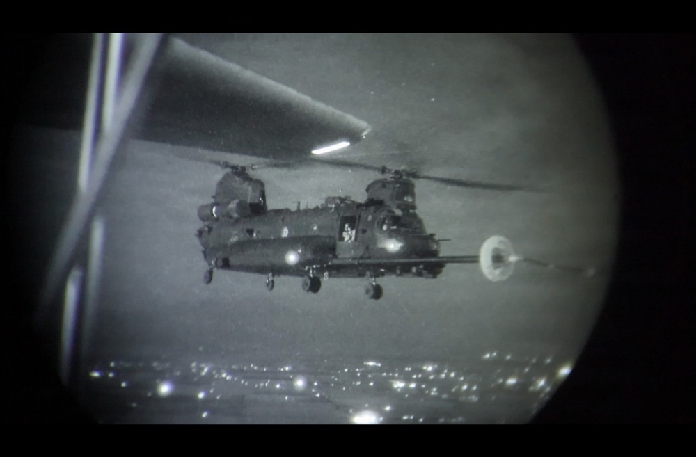 VMGR-152, 252, aerial refuels 160th SOAR during Evergreen 26