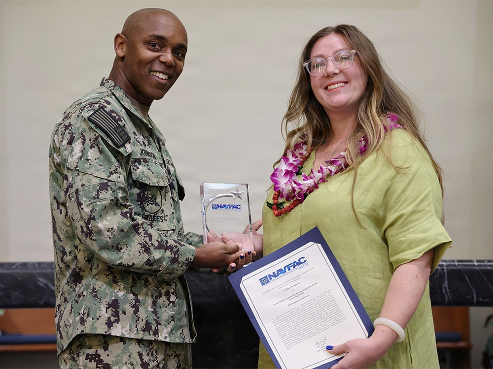 NAVFAC Hawaii Employee wins 2025 Pacific Area of Responsibility Employee of the Year