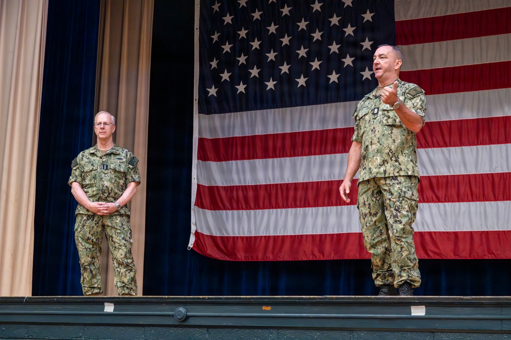 CNO and MCPON All Hands Call Naval Station Norfolk