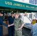 CNO and MCPON visit USS James E. Williams