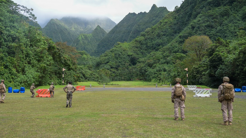 DELAYEN 26: MRF-D, French Armed Forces in French Polynesia conduct bilateral live-fire squad attack drills