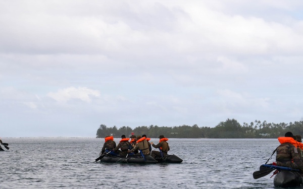DELAYEN 26: MRF-D Marines conduct amphibious movements in commando course
