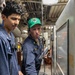 USS Mustin conducts engineering training team drill