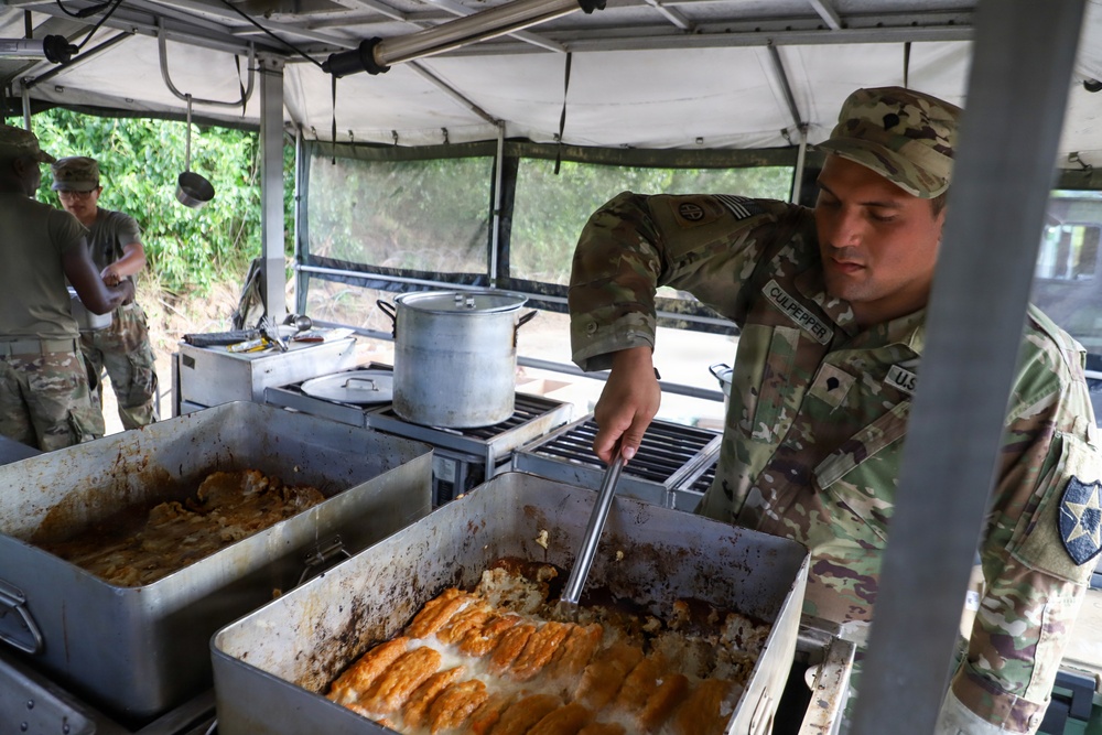 Champion Brigade field feeding