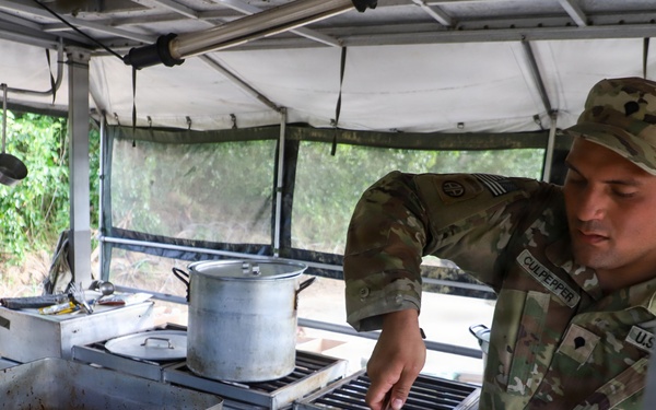 Champion Brigade field feeding