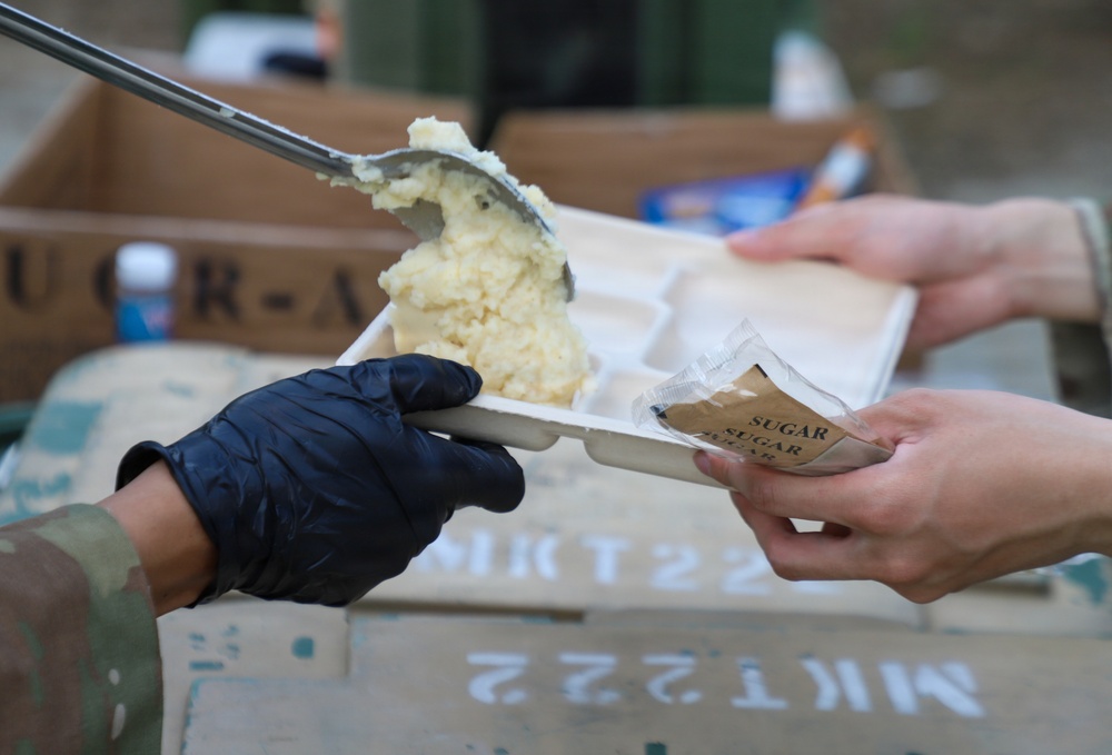 Champion Brigade field feeding